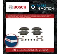 Brake Pads Set fits VW POLO Front 02 to 09 Bosch 6Q0698151A VOLKSWAGEN Quality