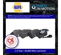 Brake Pads Set Front NBP1387 NAPA 1K0698151 1K0698151E 1K0698151C 3C0698151B