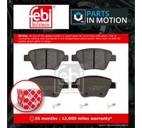 Brake pads Rear Axle 16797 FEBI BILSTEIN for VW SEAT SKODA