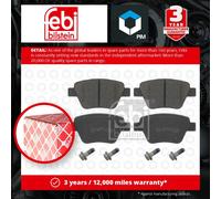 Brake Pads Set fits VW GOLF Mk6 2.0D Rear 08 to 13 CJAA JZW698451Q 2K5698451 New