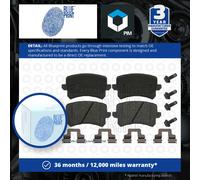 Brake Pads Set fits VW TIGUAN 5N Rear 1.4 2.0 2.0D 07 to 18 Blue Print Quality