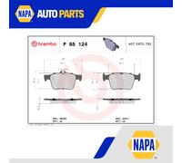 Brake Pads Set fits VW T-ROC A11 Rear 2017 on Brembo 3Q0698451 3QD698451 Quality