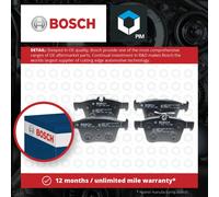 Brake Pads Set fits AUDI S3 8V 2.0 Rear 12 to 20 Bosch 3QF698451 3Q0698451 New