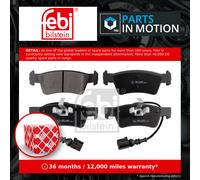 Brake Pads Set fits VW TOUAREG 7L 2.5D Rear 03 to 10 7H8698451 7L6698451 Febi