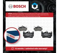 Brake Pads Set fits PORSCHE CAYENNE 9PA 3.6 Rear 07 to 10 M55.01 Genuine Bosch