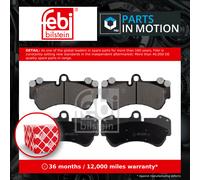Brake Pads Set Front 16459 Febi 95535193900 95535193901 95535193902 95535193903