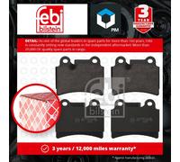 Brake Pads Set fits VW TOUAREG 7L 3.0D Rear 04 to 10 7L6698451B VOLKSWAGEN Febi