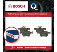 Brake Pads Set fits SEAT ATECA KH7 Rear 2016 on Bosch 3Q0698451M 5Q0698451 New