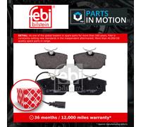 Rear Brake Pads Transporter Set Kit Fits VW T4 7D0 698 451 J Febi 16412