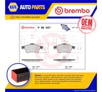 Brake Pads Set fits VW TRANSPORTER Mk4 2.8 Front 96 to 00 AES Brembo 7D0698151