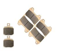 Brake Pads Set for Street TNT1130 TNT 1130 Tornado Naked Tre 2006 2007 Front Rear(Gold FRONT RIGHT)