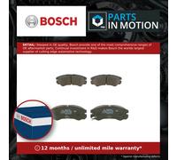 Brake Pad Set, disc brake BOSCH 0 986 424 366 for ISUZU TROOPER III 3 2000-2002