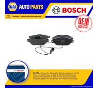 Bosch Disc Brake Pad Set 0986424379 - Front, Fits Fiat & Ford