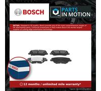 BOSCH 0 986 424 863 Brake pad set
