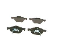 Bosch BP1046 - Brake Pads Car Front Axle - Bosch Quality - Reduced Noise and Dust - ECE-R90 Certified - Copper-Free - 1 Set of 4 Pads