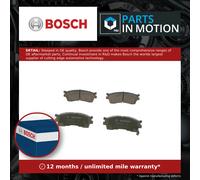 Bosch Brake Pad Set 0 986 494 146 – Front, Low‑Metallic, 129.2 mm Anti‑Squeak Plate