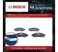 Bosch Brake Pads BP1737 – Front Axle, ECE-R90, Low Noise & Dust, Copper-Free – Set of 4