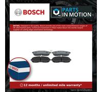 0986 494 277 Front Brake Pad Set 4x Pads Integrated Wear Indicator Braking Bosch
