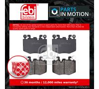 Brake Pads Set Front 1003200 Febi 34108844368 Genuine Top Quality Guaranteed New