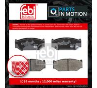 Brake Pads Set Front 1004621 Febi 55810M75J30 55810M75J30000 Quality Guaranteed