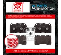 Brake Pads Set fits ALFA ROMEO GIULIETTA 940 2.0D Front 10 to 20 77365490 Febi