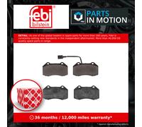 Brake pads Front Axle 116011 FEBI BILSTEIN for ABARTH ALFA ROMEO