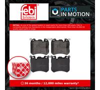 Febi Bilstein 116033 Disc Brake Brake Pad Set Fits BMW