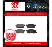 Ferdinand Bilstein Brake Pad Set 116048 Front Axle Fits Suzuki Daihatsu Subaru Nissan