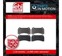 Brake Pads Set Front 116091 Febi C2C11648 C2C24018 C2C8365 D9387840 Quality New