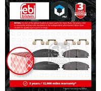 Brake Pads Set Front 116112 Febi K05137688AA K05175208AA 05137688AA 05142558AA