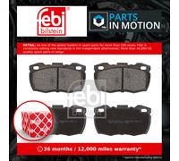 Febi Bilstein Brake Pad Set RTC5574 - Front for Land Rover Defender L316 3.5 (1990-1993)