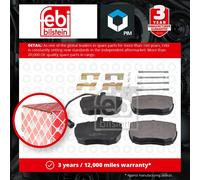Febi Bilstein 116127 Disc Brake Brake Pad Set Fits Land Rover