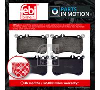 Brake Pads Set fits MERCEDES S550 W221 4.6 Front 11 to 13 M278.932 A0064200520