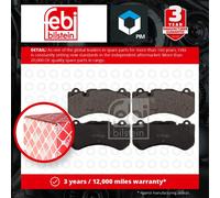Brake Pads Set Front 116142 Febi A0044208420 0044208420 D13208408 Quality New