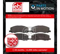 Febi Bilstein Brake Pad Set 116149 Front Fits Opel Insignia A 2.8 A28NET (08-17)