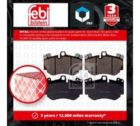 Brake Pads Set Front 116176 Febi 95535193950 95535193951 95535193952 D11308241