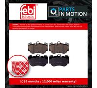 Brake pads Front Axle 116176 FEBI BILSTEIN for PORSCHE CAYENNE