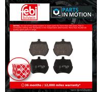 FEBI BILSTEIN 116201 Brake pad set