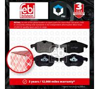 Brake Pads Set Front 116206 Febi 93185751 Genuine Top Quality Guaranteed New