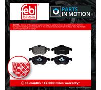 Brake Pads Set Front 116206 Febi 93185751 Genuine Top Quality Guaranteed New