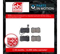 Brake Pads Set Front 116208 Febi 1ML698151 D592AES7831 Top Quality Guaranteed