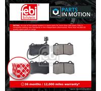 Brake Pads Set fits SEAT TOLEDO 1M 2.3 Front 98 to 03 1ML698151 Febi Quality New