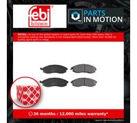 Brake Pads Set Front 116322 Febi MN102617 MR493643 MR527550 Quality Guaranteed