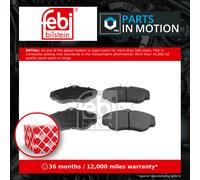 Febi Front Brake Pad Set For Land Rover Discovery Range Rove