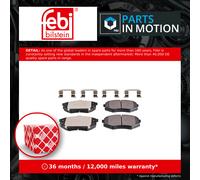Brake Pads Set Front 116415 Febi 58101B2A10 D14478615 Genuine Quality Guaranteed