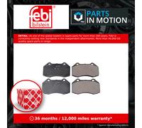 Brake Pads Set fits RENAULT CLIO Mk3 2.0 Front 06 to 14 7701208218 Febi Quality