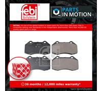 Brake pads Front Axle 116427 FEBI BILSTEIN for RENAULT MEGANE II CLIO III