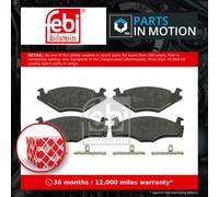 Brake Pads Set Front 16005 Febi 1H0698151 171698151F 191698151C 191698151D 20887