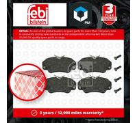 Brake Pads Set Front 16031 Febi 1605004 1605033 1605033S1 009192124 09192124 New