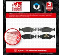 Brake Pads Set Front 16040 Febi 1010503 1030602 1042688 1064763 1079920 20753
